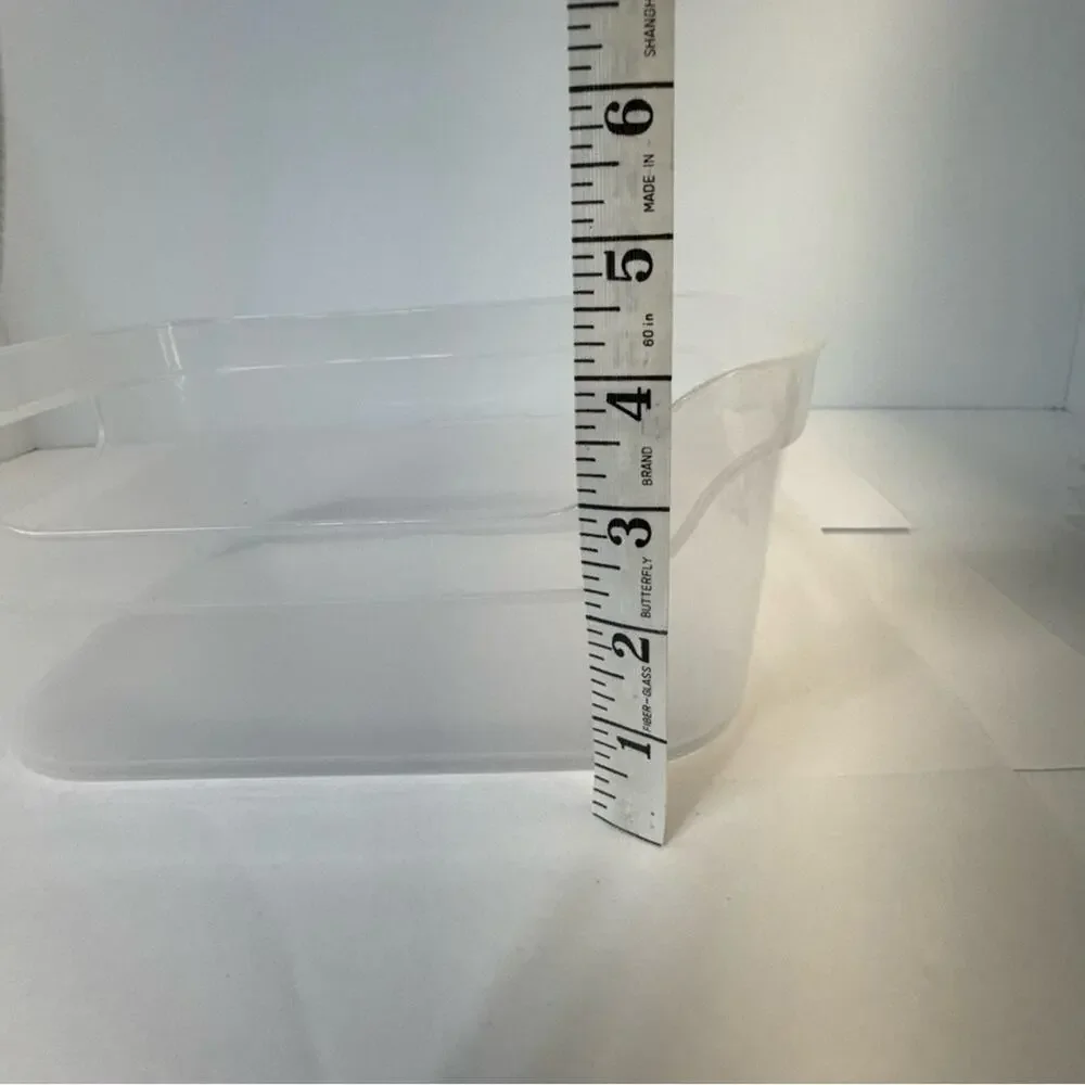 Clear Plastic Storage Bin NEW
